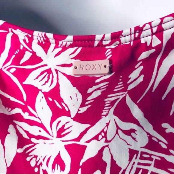 NWT Roxy Blooming Ride One Piece Swimsuit Pink Beach Bikini Size Small - Picture 8 of 12